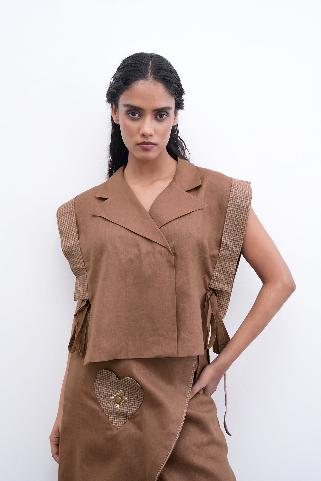 CAPE OF COMMAND Blazer/Skirt Duo