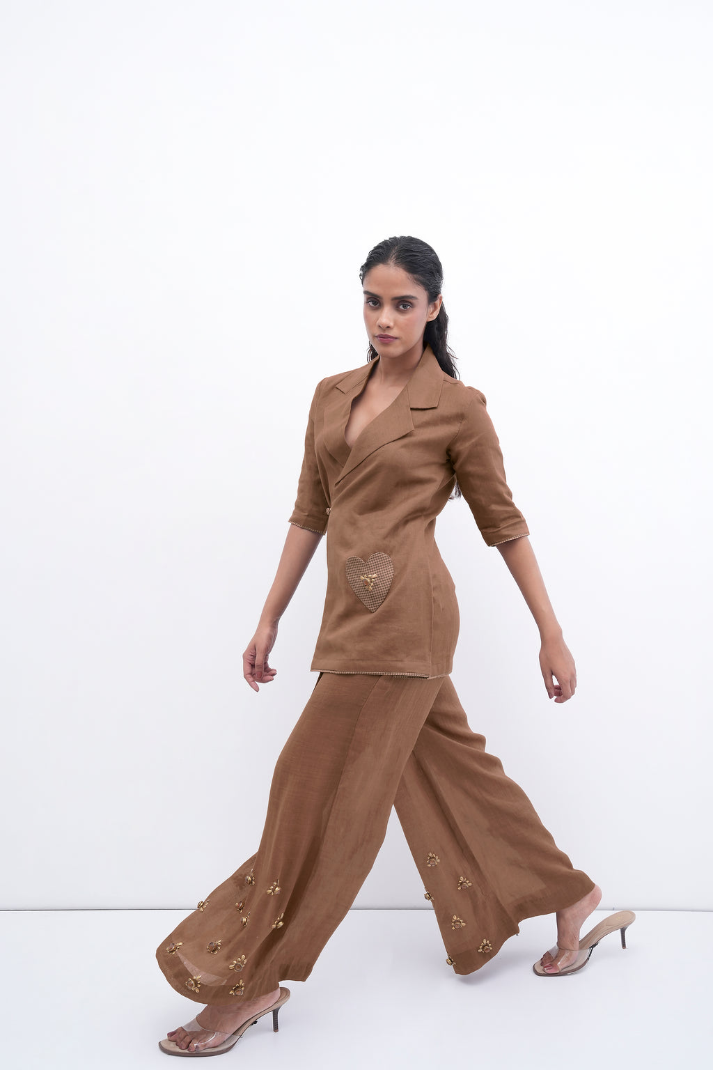 SOFT BEATS Blazer/Palazzo Duo