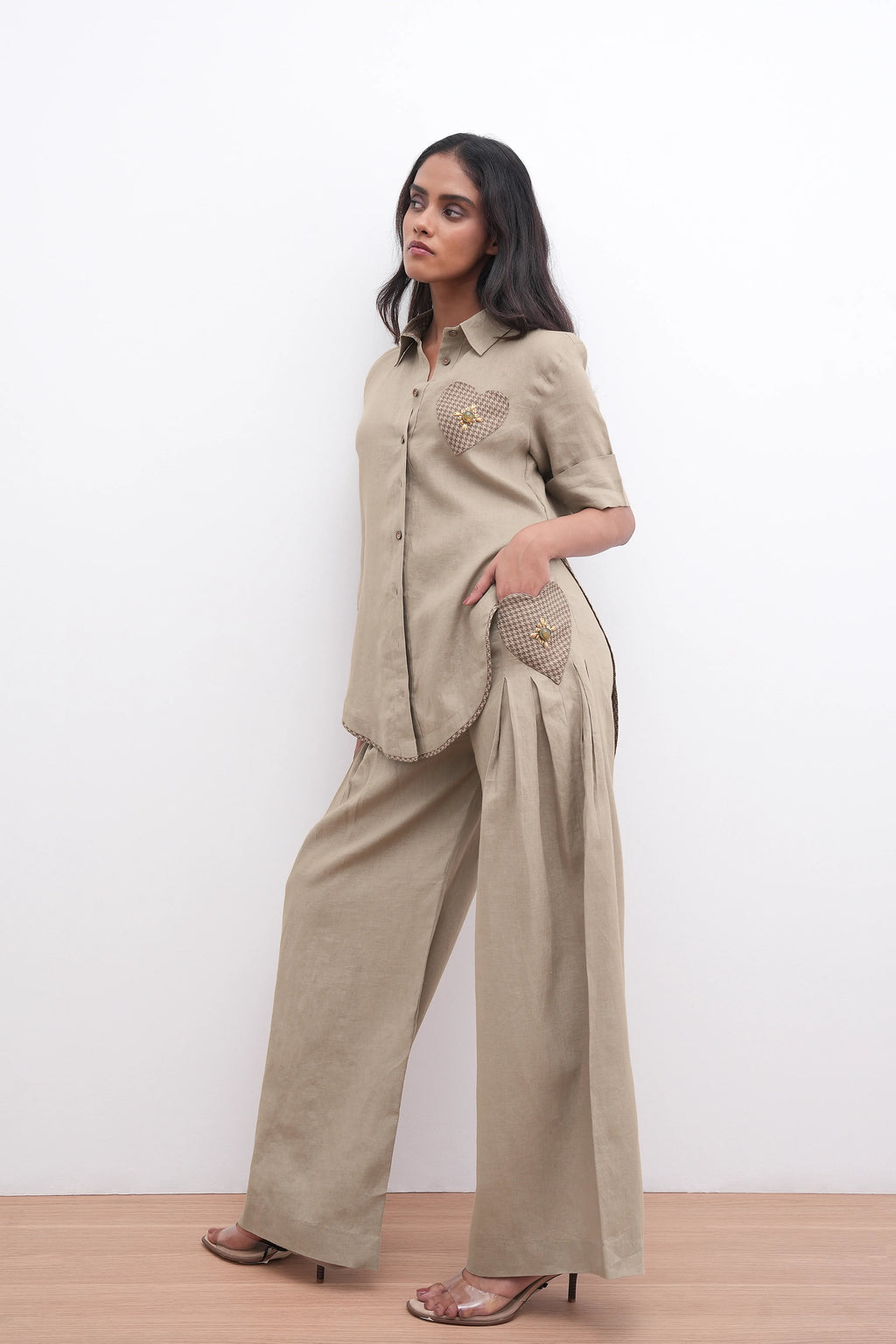 PLEATS & PULSE Shirt/Pant Duo