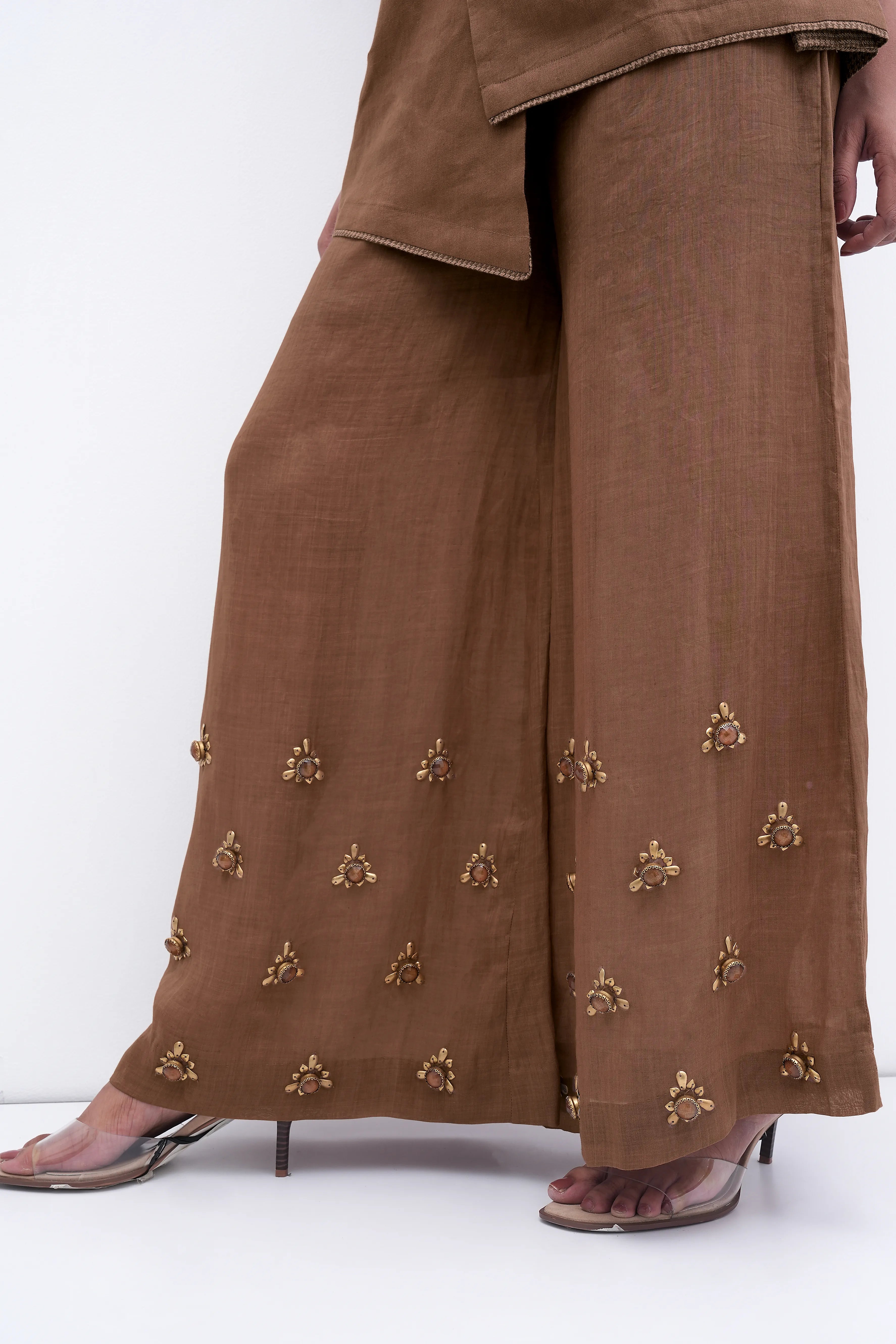 soft beats blazer/palazzo duo