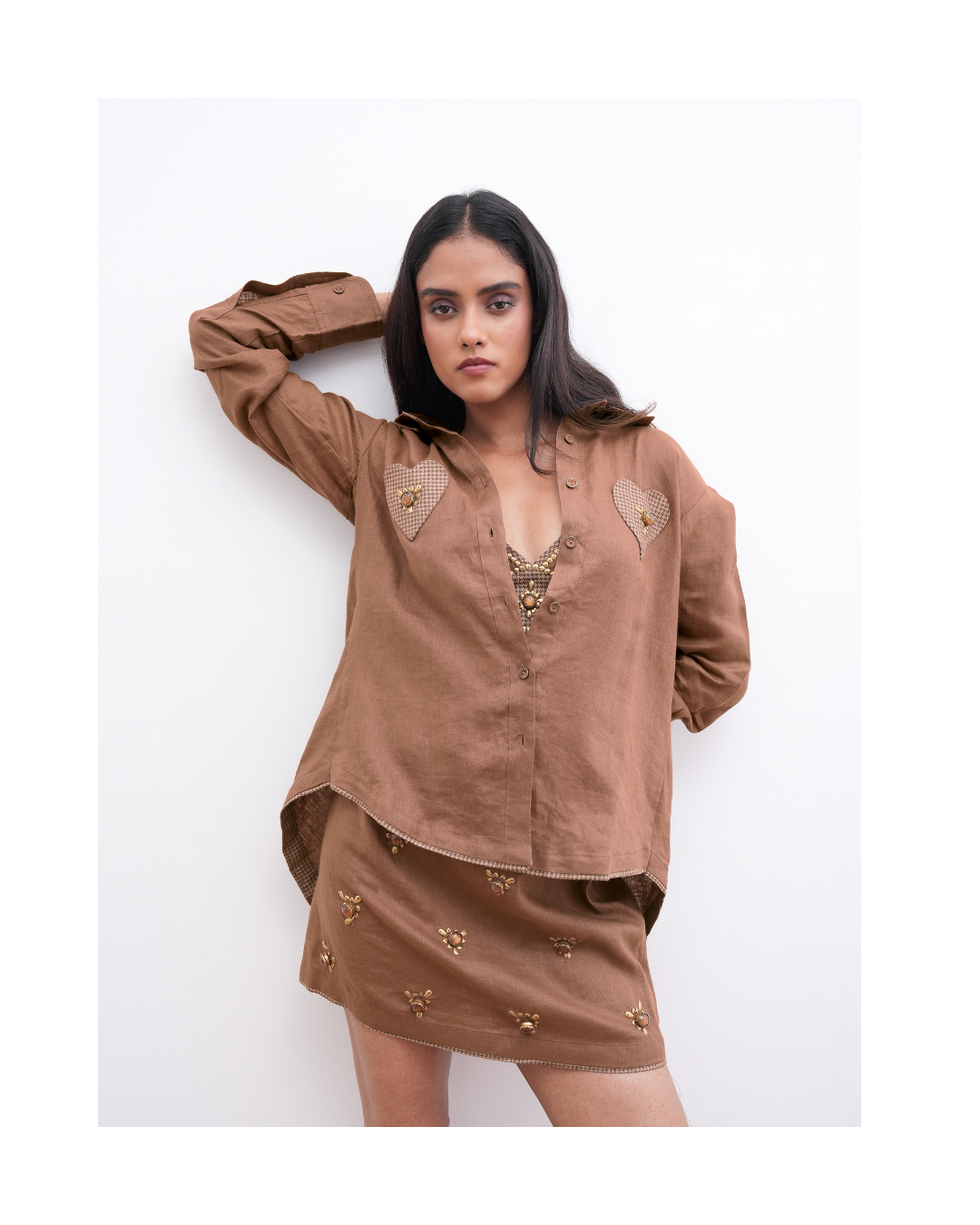 PLEATS & PULSE Shirt/Skirt Duo